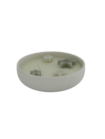 Home society Home Society | Kaars star bowl grijs