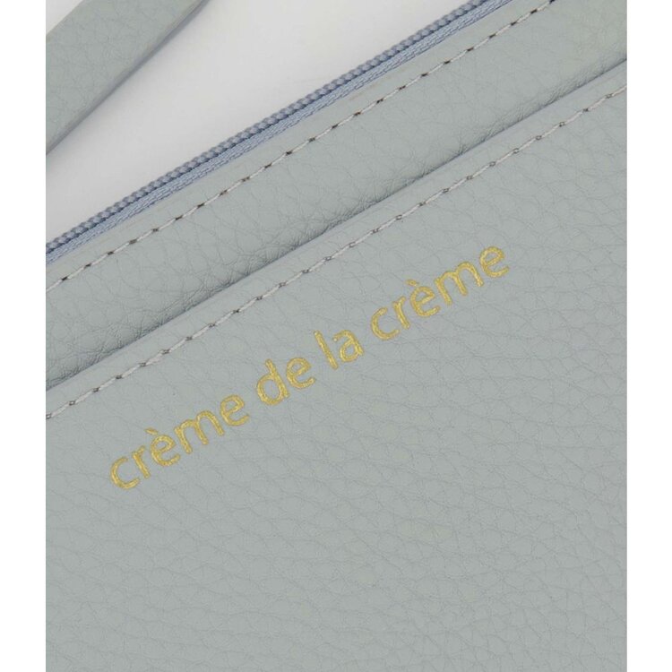 Zusss Zusss | Pashouder vega leer grijsblauw