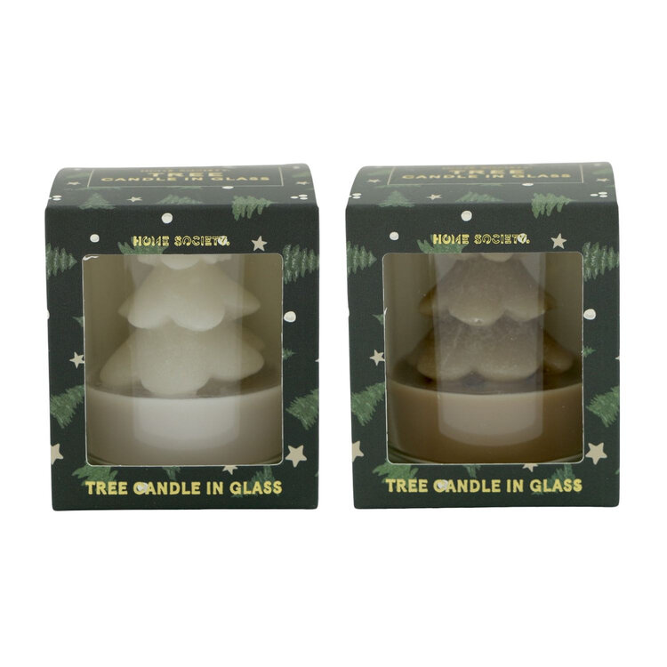 Home society Home Society | Kaars kerstboom in glas