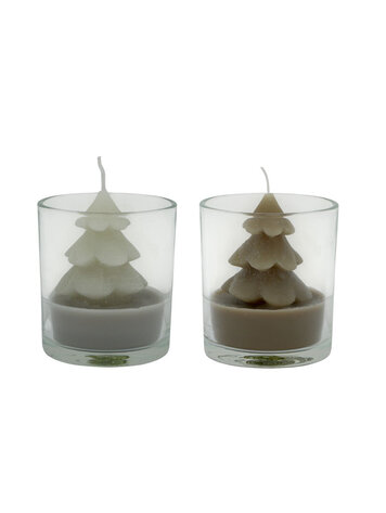 Home society Home Society | Kaars kerstboom in glas