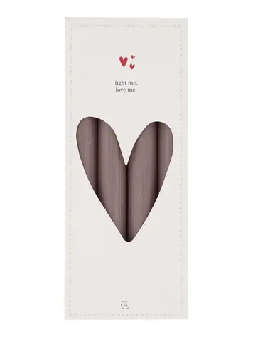 Zusss Zusss | Set van 4 rustieke kaarsen 20cm zand