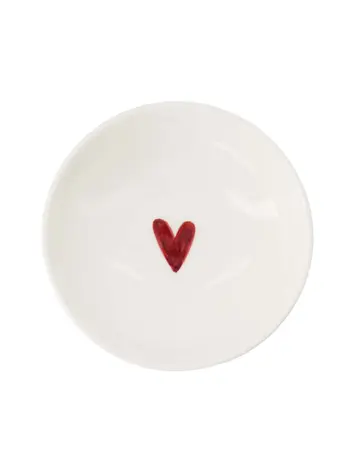 Zusss Zusss | Schaaltje hartje wit/rood