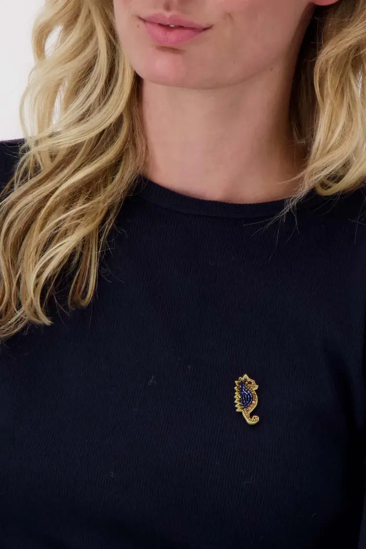 Zusss Zusss | Broche zeepaard classy red