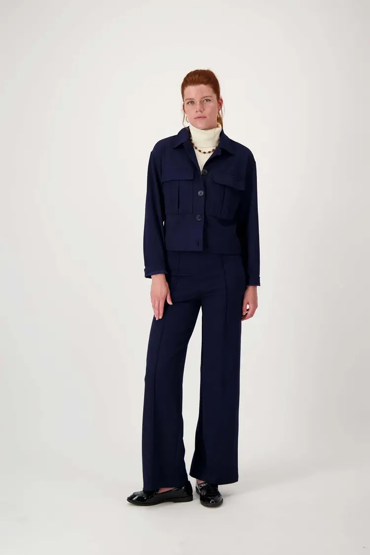 Zusss Zusss | Broek met naad navy