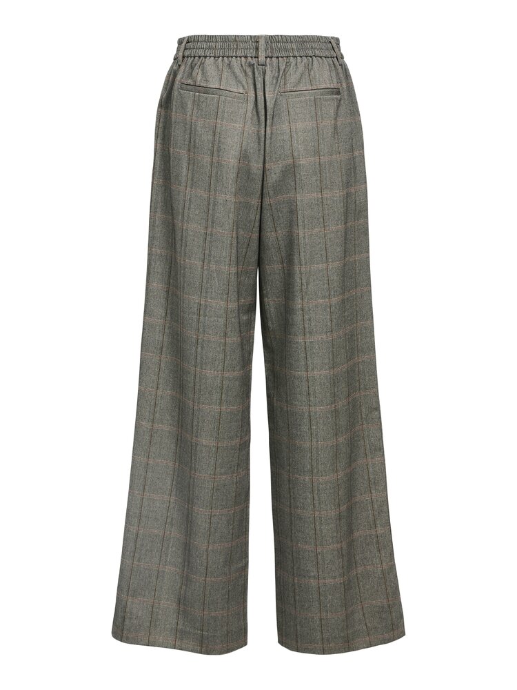 Object Object | Pantalon Lisa wide grote ruit