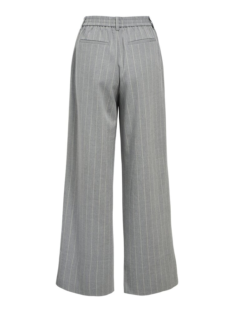 Object Object | Pantalon Lisa wide grijs met streep NOOS