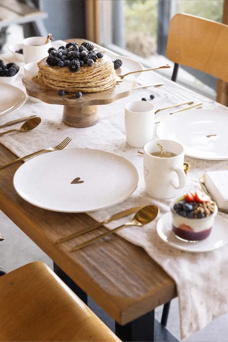 Zusss Zusss | Taartplateau hartje hout