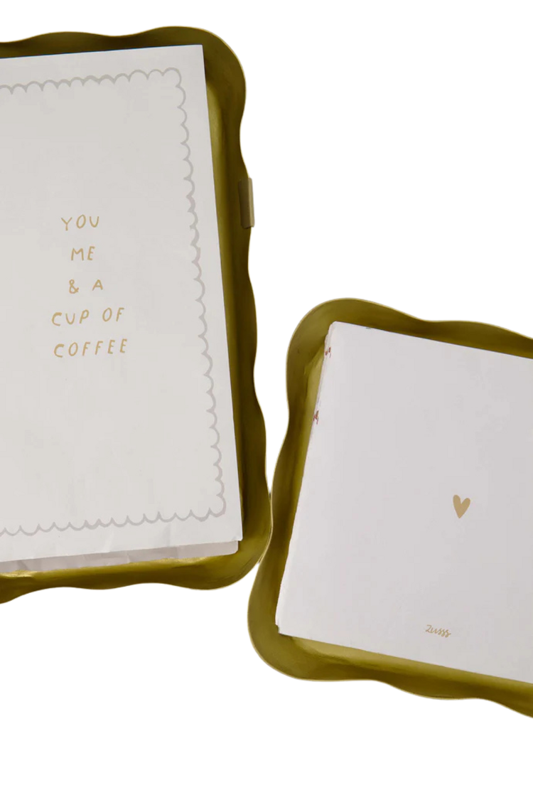 Zusss Zusss | Servethouder rechthoek goud