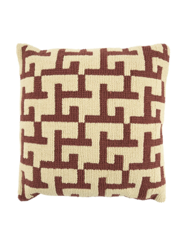 By Boo By Boo | Kussen Ziggy burgundy 50cm