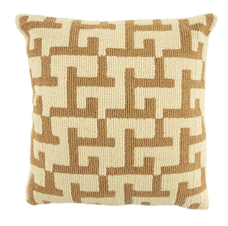 By Boo By Boo | Kussen Ziggy mustard 50cm