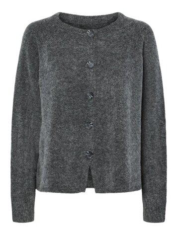 Pieces Pieces | Vestje Jiko grijs melange