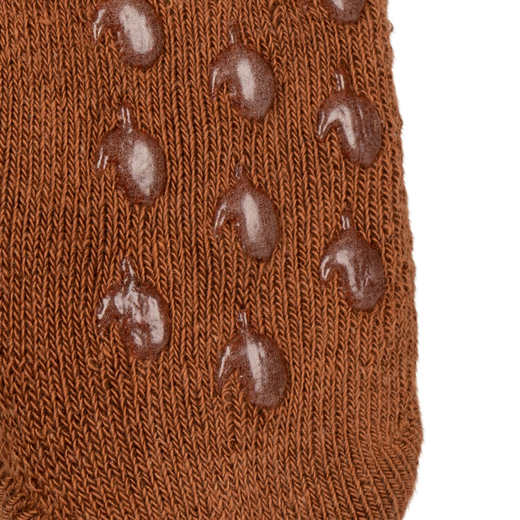 Konges Sløjd Konges Sløjd | Sokken met antislip blauw bruin