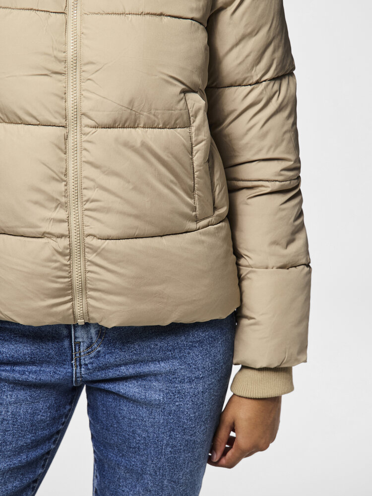 Pieces Pieces | Winterjas Bee silver mink NOOS