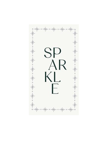 Zusss Zusss | Servetten rechthoek sparkle