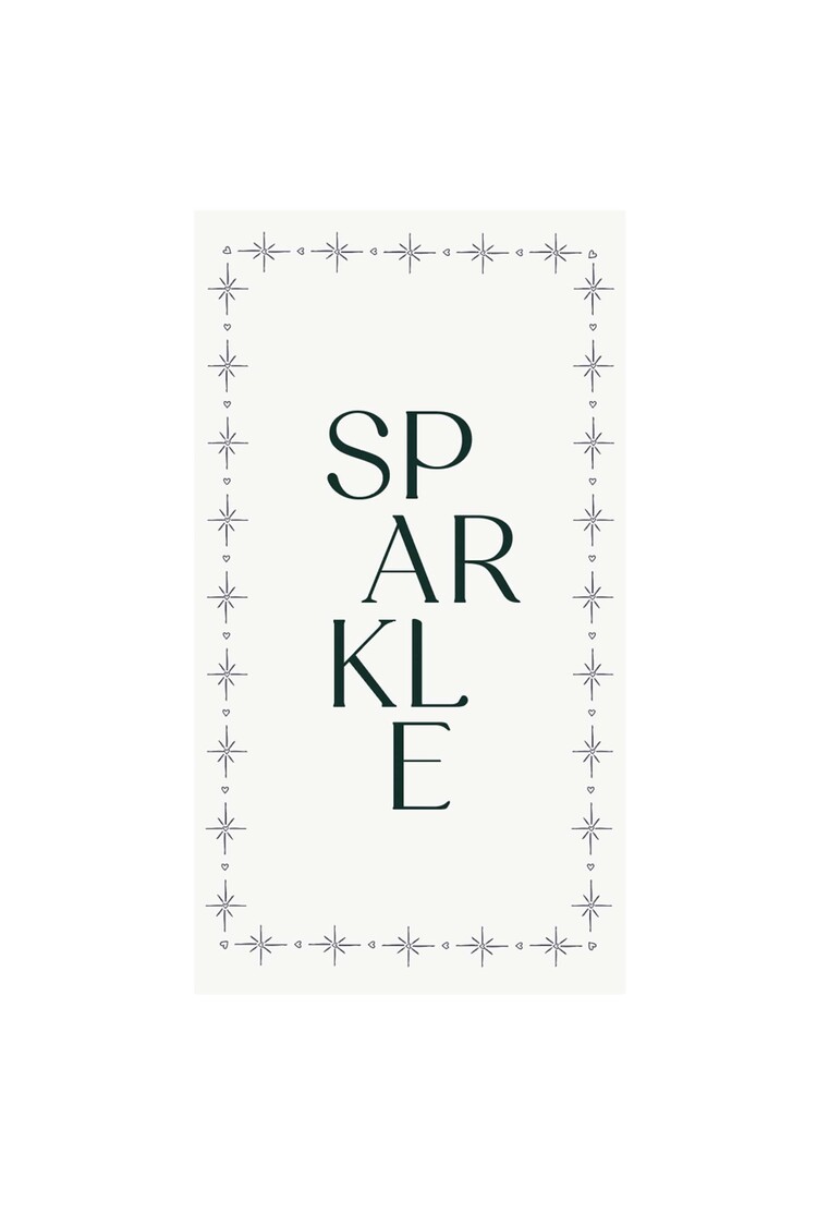 Zusss Zusss | Servetten rechthoek sparkle