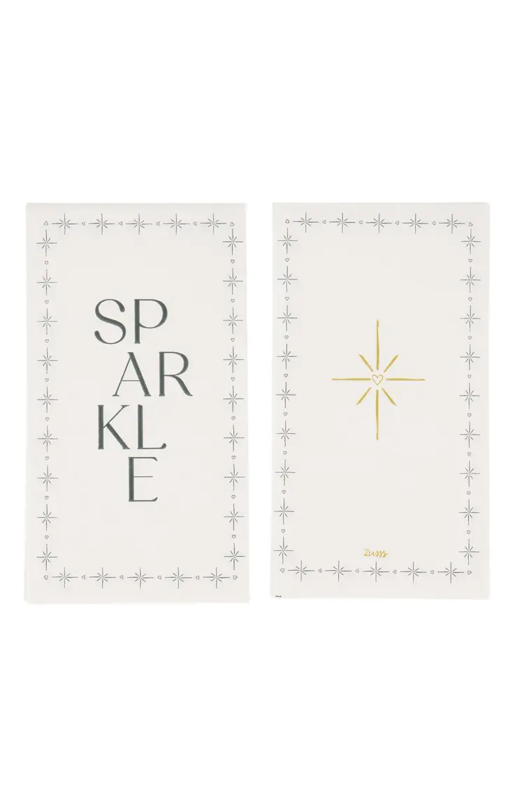 Zusss Zusss | Servetten rechthoek sparkle