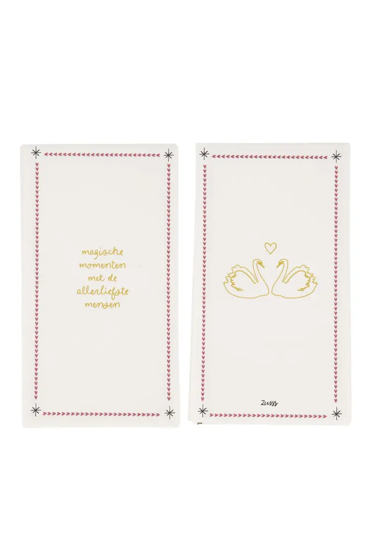 Zusss Zusss | Servetten rechthoek magische momenten