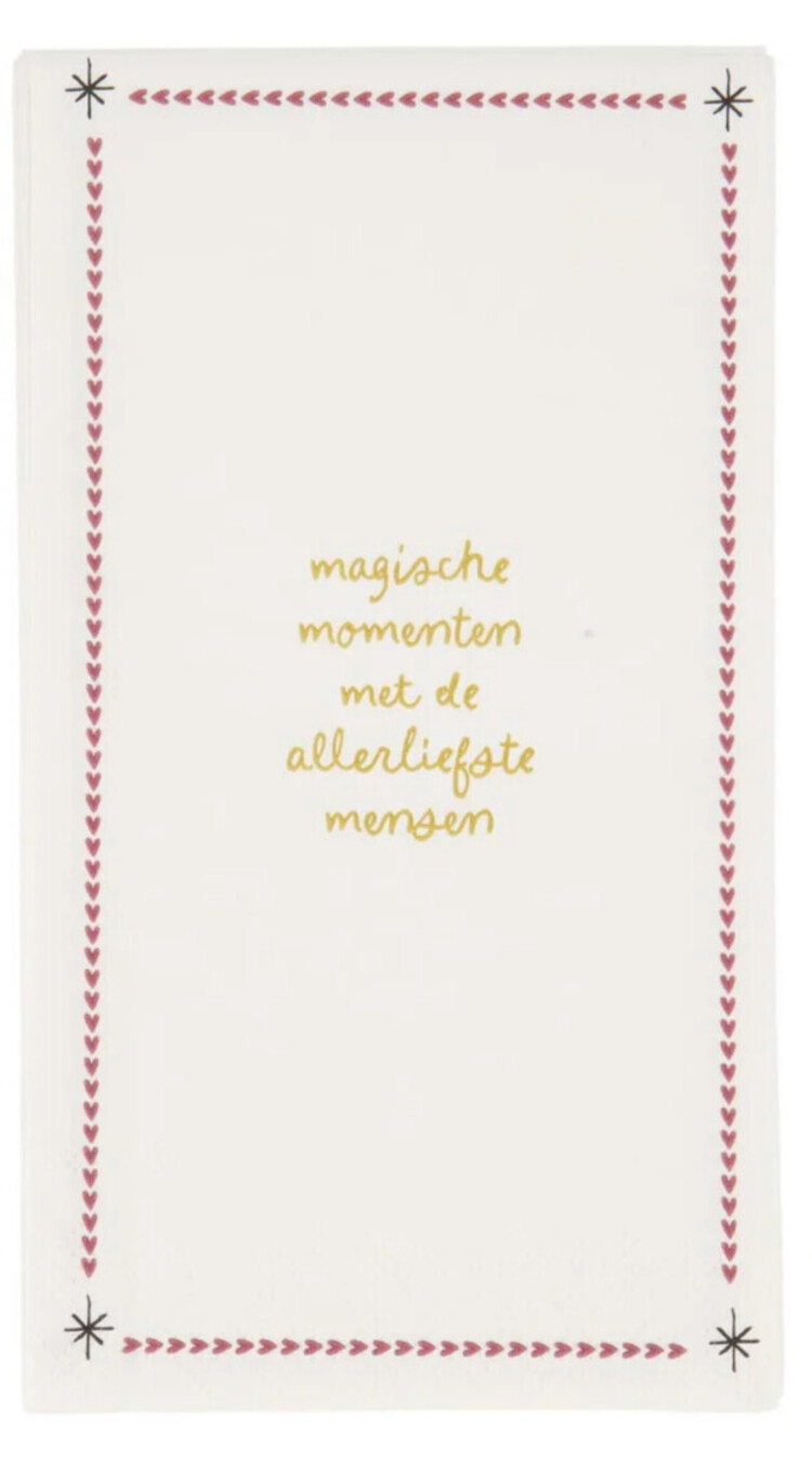Zusss Zusss | Servetten rechthoek magische momenten