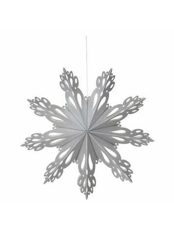 Broste Copenhagen Broste Copenhagen | Papieren sneeuwster zilver 15cm