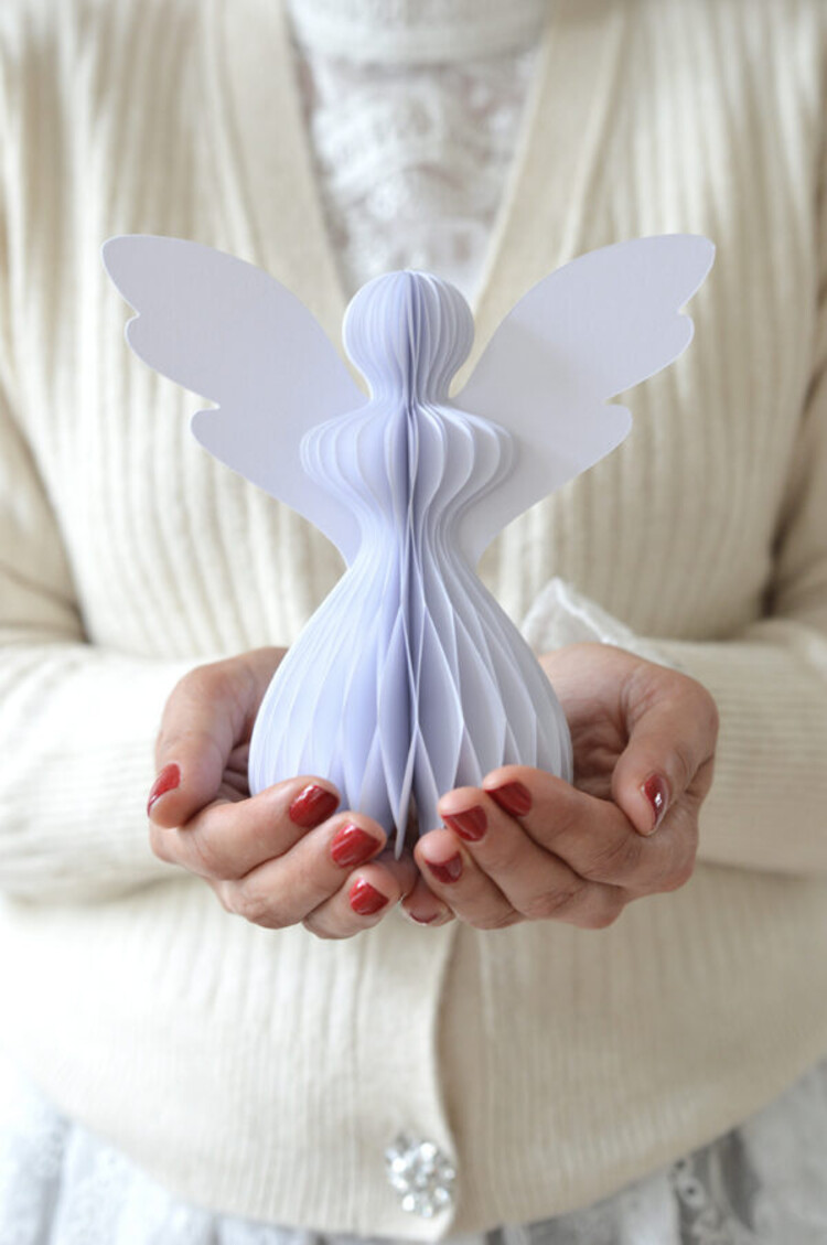 Delight Department Delight Department | Papieren engel wit 16cm