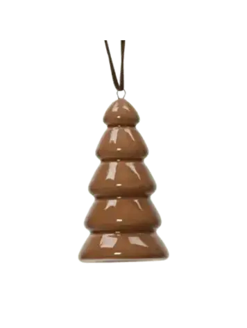 Selected by Selected by | Hanger kerstboom porselein bruin