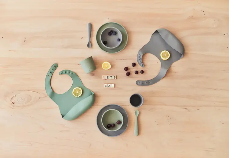 Jollein Jollein | Kinderserviesset 4-delig ash green