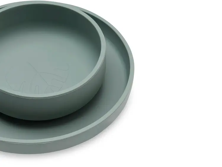 Jollein Jollein | Kinderserviesset 4-delig ash green