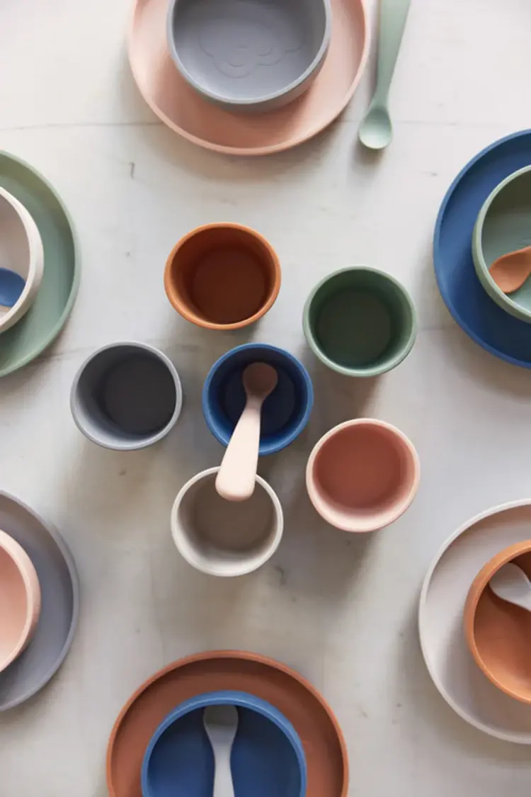 Jollein Jollein | Kinderserviesset 4-delig ash green