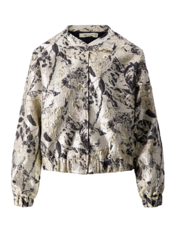 Zusss Zusss | Jacquard jasje beige/goud