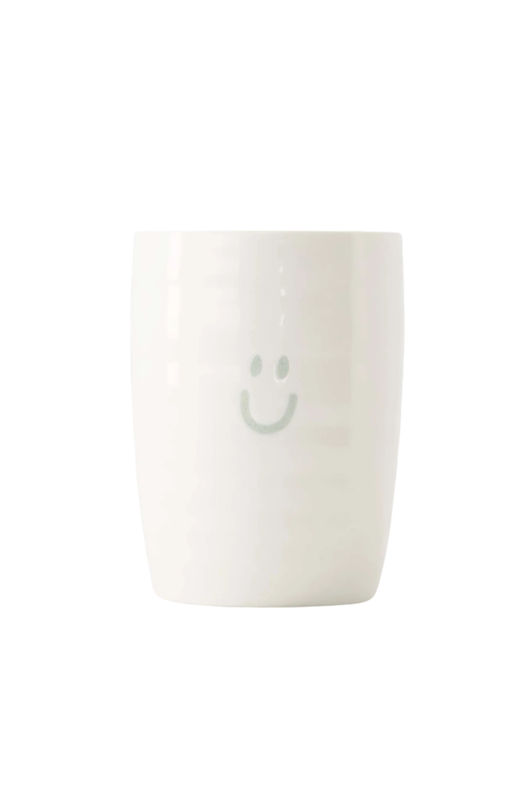 Zusss Zusss | Koffiemok smiley grijsblauw