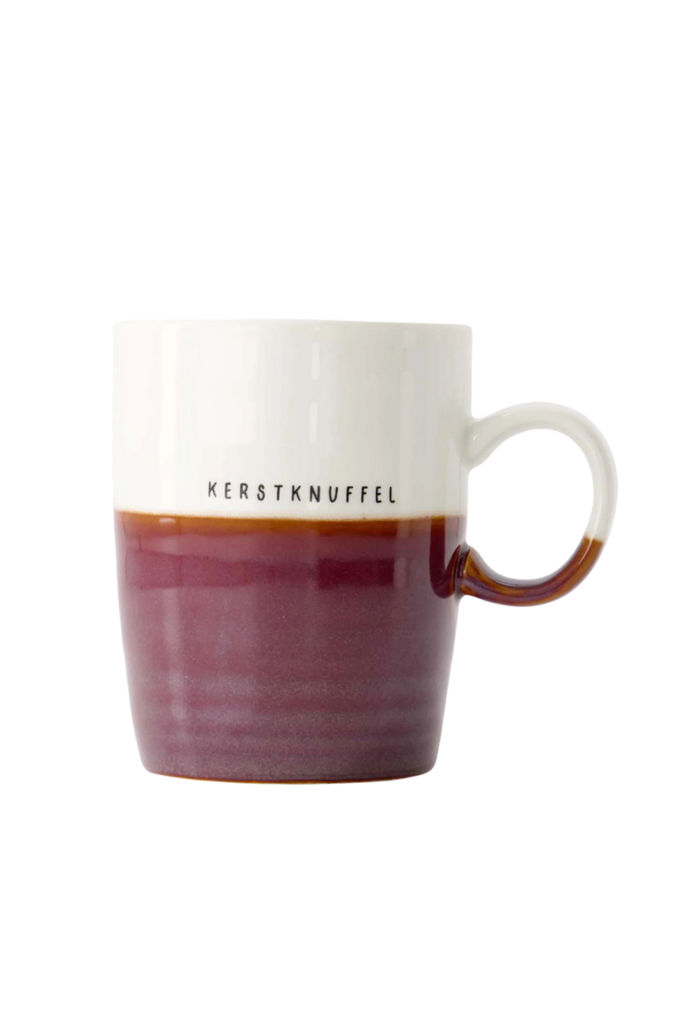 Zusss Zusss | Theemok kerstknuffel donkerrood