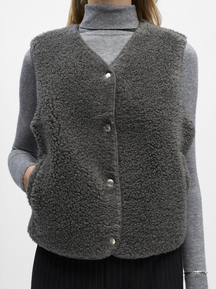 Object Object | Bodywarmer Ella dark grey