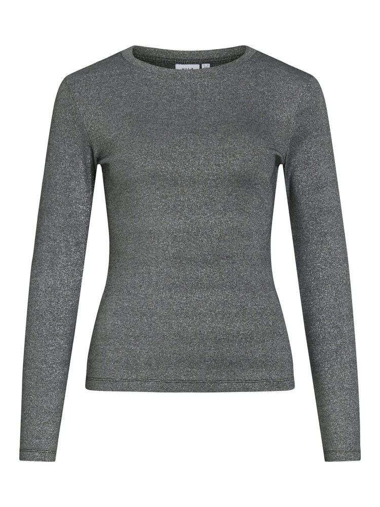 Vila Vila | Trui Catrea black beauty/silver