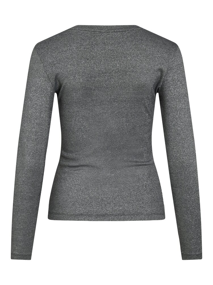 Vila Vila | Trui Catrea black beauty/silver