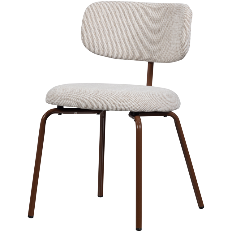 WOOOD Woood | Eetkamerstoel Travis off white
