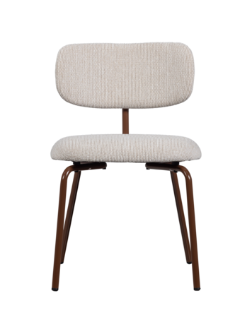 WOOOD Woood | Eetkamerstoel Travis off white