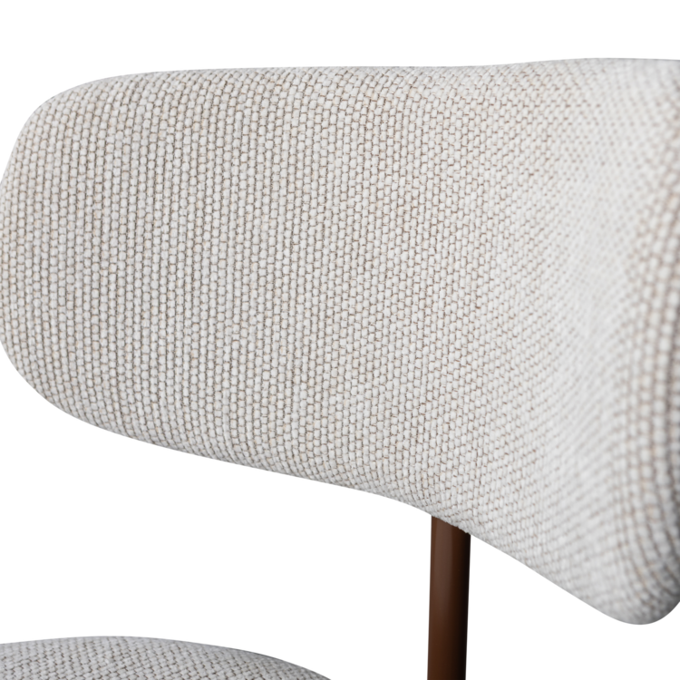 WOOOD Woood | Eetkamerstoel Travis off white