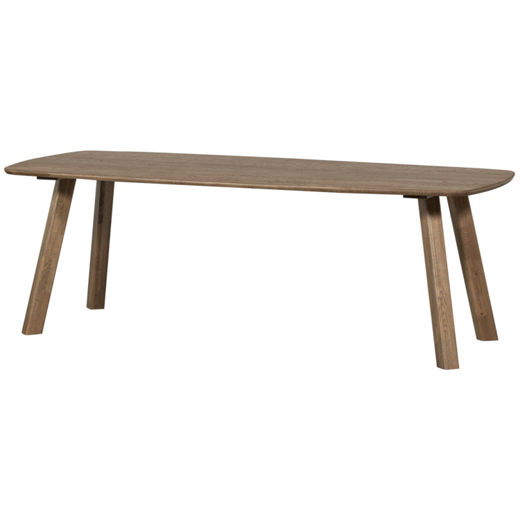 WOOOD Woood | Eettafel Tablo deens ovaal cashmere brown 220cm