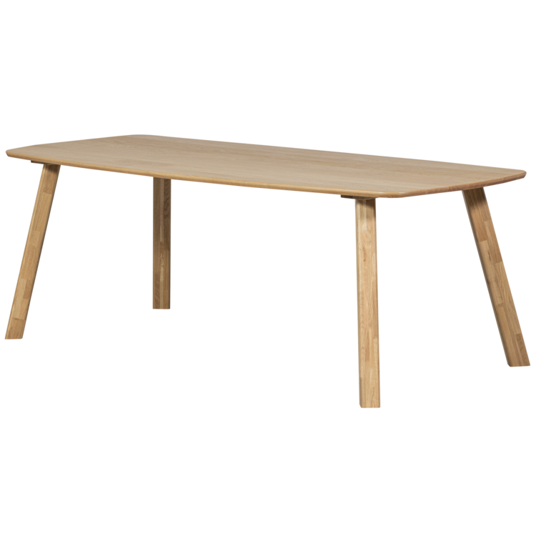 WOOOD Woood | Eettafel Tablo deens ovaal 180cm blank eiken