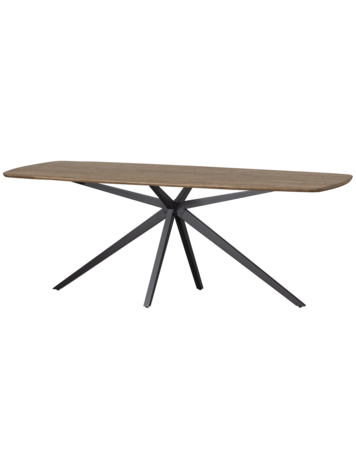 WOOOD Woood | Eettafel Tablo deens ovaal 220 cm cashmere brown