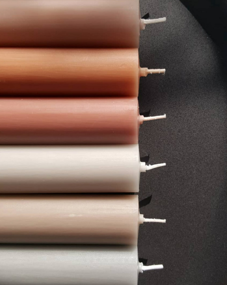 Rustik Lys Rustiklys | Dinerkaars 18 cm ivoor