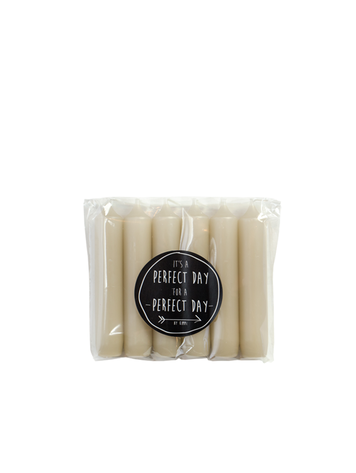 Rustik Lys Rustiklys | Korte dinerkaarsjes pistache (6st)