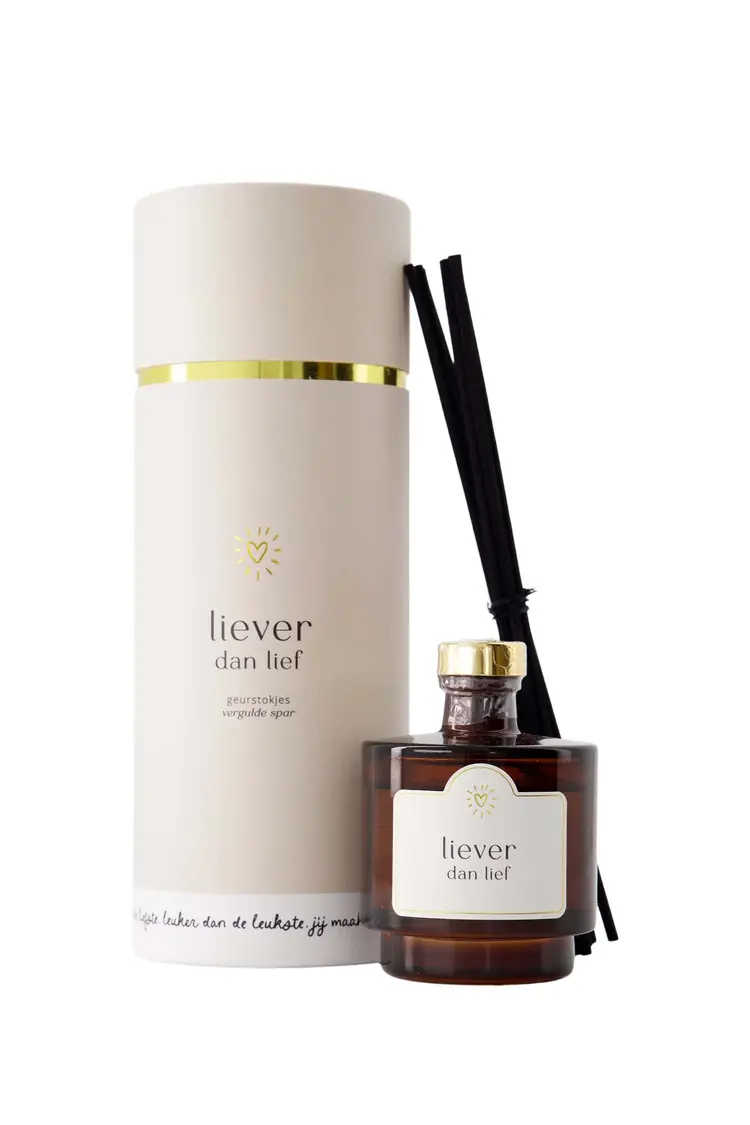 Zusss Zusss | Geurstokjes in koker Liever dan lief off white