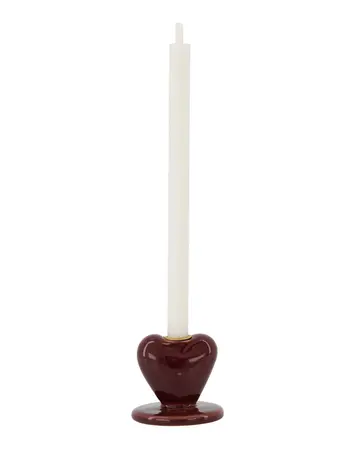Zusss Zusss | Kandelaartje keramiek hartje rood