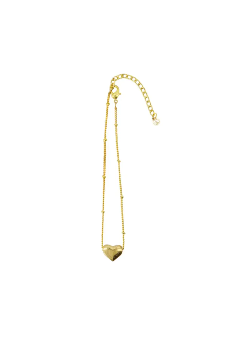 Zusss Zusss | Armband hartje in schuifdoosje Leukerd