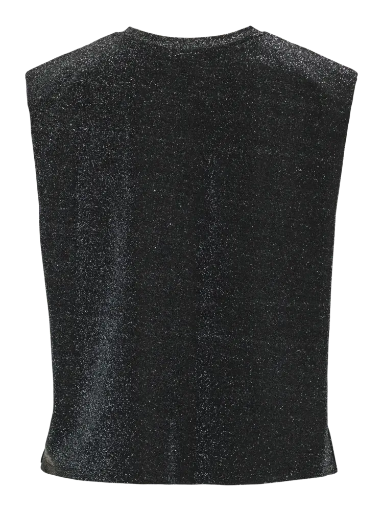 Vila Vila | Top Glitenna zwart zilver