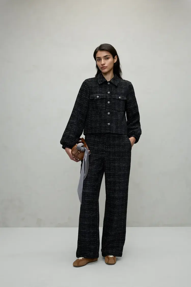 Vila | Pantalon Tulira zwart