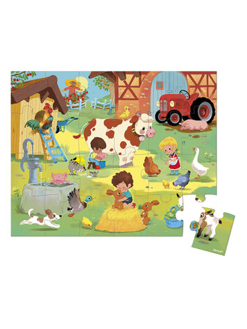 Janod Janod | Puzzel op de boerderij