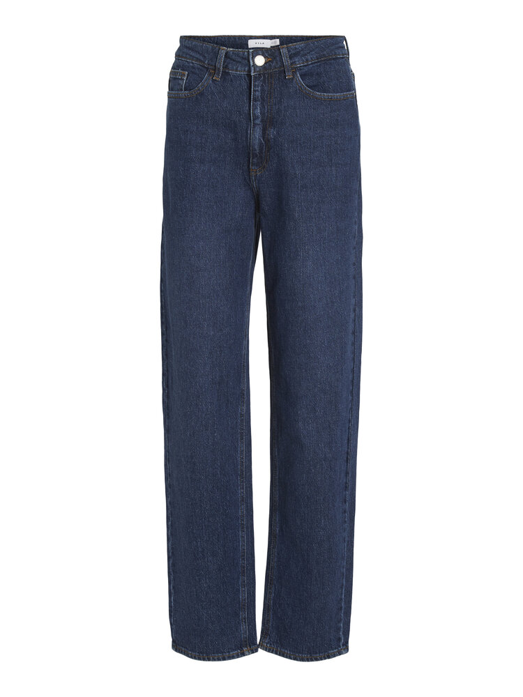 Vila Vila | Jeans Kelly straight dark blue denim NOOS