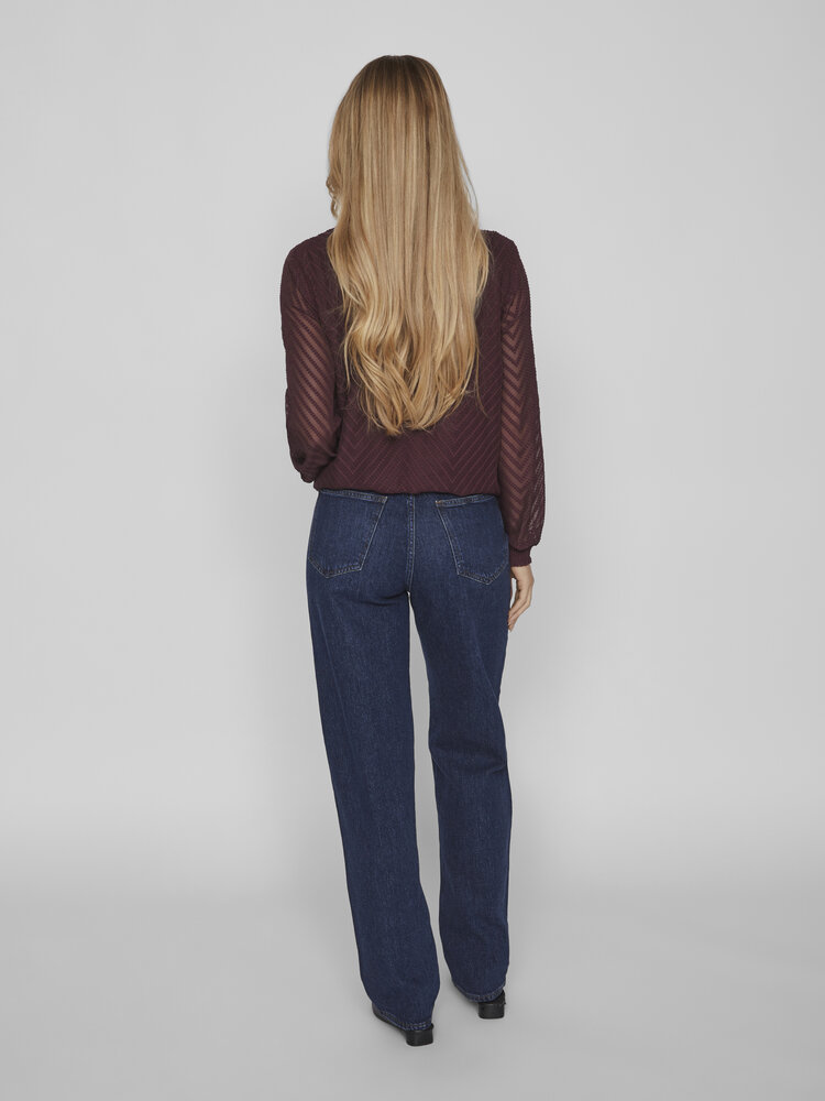 Vila Vila | Jeans Kelly straight dark blue denim NOOS
